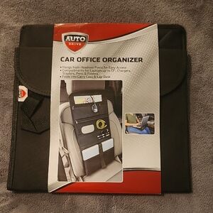 Auto Drive Black Car Office Organizer